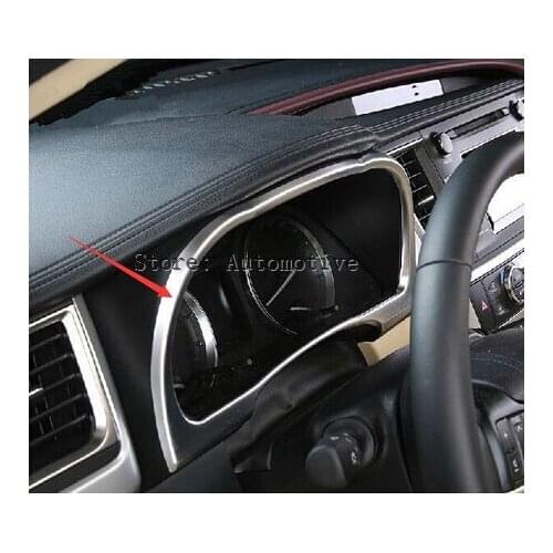 ABS Chrome dashboard decorative sequins For Toyota Highlander2014 2015 2016