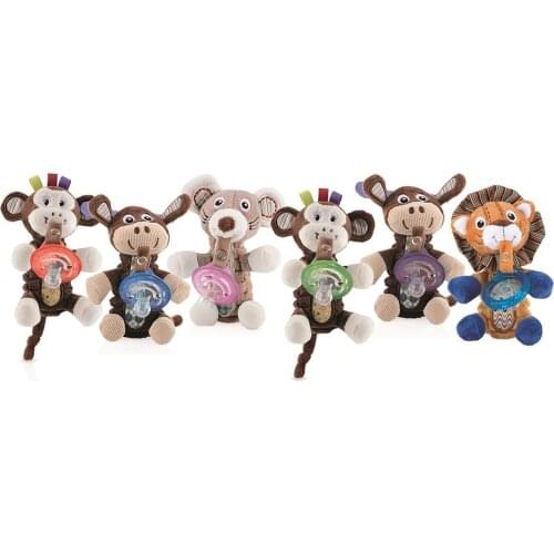 Baby Nipple Pacifier Silicone Pacifier 0-6 month sedative babies newborn comfort soothing plush toy