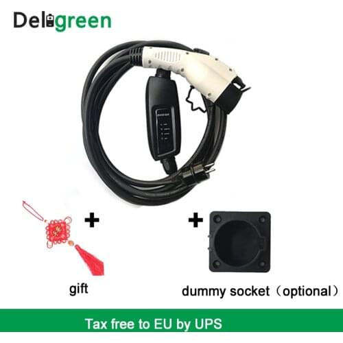Duosida Level 2 EV charger 16A Type1 EVSE Electric Car Charging controller Wall box mod With Schuko Connectors