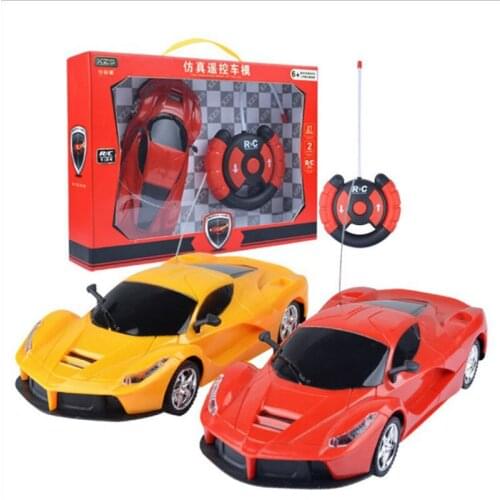Electric 1:24 2 Channels RC Car Driving Electric Radio Remote Control Car Model Toys for Children Birthday Christmas Gifts