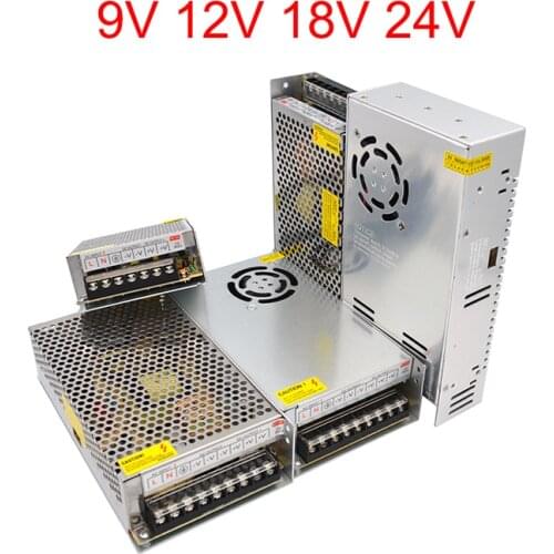 Switching Power Supply 9V 18V 24V Lighting Transformer AC 110V 220V To DC 12V Power Supply Source Adapter For Led Strip CCTV
