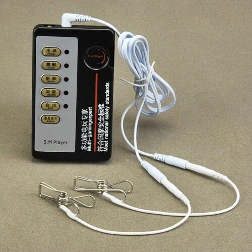 Adult Sex Electric Shock Products With Powerful Steel Clitoris Nipple Clamps Vagina Anal Plug Electrosex Gear Medical Fetish