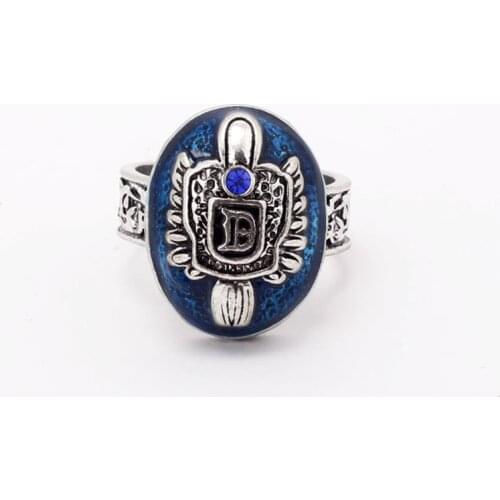 ZRM Fashion The Vampire Diaries Rings Elena Gilbert Daylight Rings Vintage Ring Fashion Movies Jewelry Cosplay Gifts
