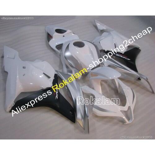 For Honda CBR600RR F5 2009 2010 2011 2012 CBR600 RR White Silver Black Motorcycle Fairings Set (Injection Molding)