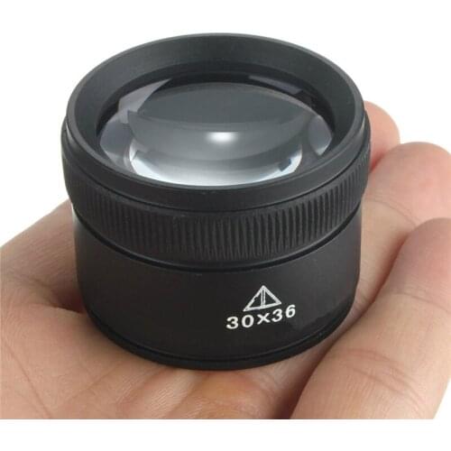 New 30x36mm Jeweler Optics Loupes Magnifier Glass Magnifying Lens Microscope For Coins Stamps Jewelry Loupe