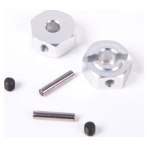 Metal 12mm Hexagon Tire Adapter for Traction Hobby 1/8 KM5 Crawler Model Vehicle Refit Upgrade Accessories RC Car Parts THO1117