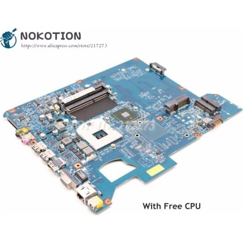 NOKOTION Laptop Motherboard For Gateway NV59 TJ75 MAIN BOARD 48.4CH01.01M MBWHE01001 MB.WHE01.001 HM55 DDR3