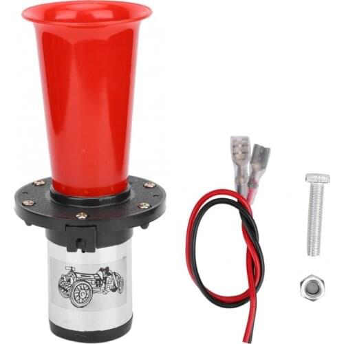 Hot Sell High Quality Universal 12V 110DB Car Motorcycle Klaxon Antique Vintage Air Horn Modification Accessory New
