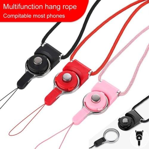 Hand rope Wrist key Lanyard for Phone USB Flash Drives Keys Keychains ID Name Tag Badge Holders drawstring keycord on phone
