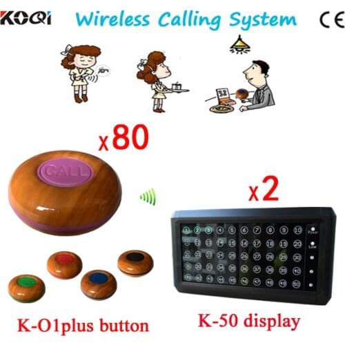 Service Caller System Service Call Bell Restaurant Wireless Waiter System Receiver Show 50 Number One Time