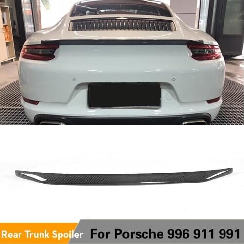 Carbon Fiber Car Rear Trunk Boot Wing Lip Spoiler for Porsche 991 2012 - 2015 Car Styling Carbon Rear Tail