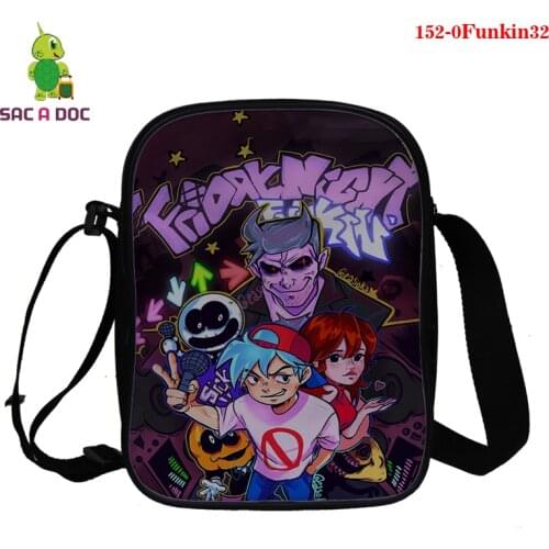 Men Handbags Fashion Friday Night Funkin Messenger Bag Women Bags 3d Print Game Handbag High Quality Women Messenger Bag Totes