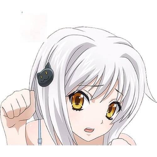 Toujou Koneko High School DxD Cartoon Decal Refrigerator Anime Scratch-Proof Windshield Car Sticker Apply To Car Window Laptop