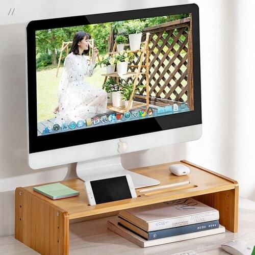 Товары для дома Computer Monitor Screen Heighten Frame Desktop Storage Objects Simple Desktops Base Office Neck Support Frames