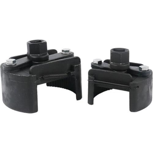 Universal Two-Jaws Oil Filter Wrench Fuel Filter Remover 60mm-80mm Cast Steel Adjustable Removal Tool Cast Steel Filter Wrenches