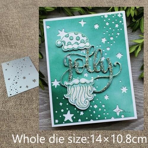 XLDesign Craft Metal Cutting Dies stencil mold Starry Night Cover Plate scrapbook Album Paper Card Craft Embossing die cuts