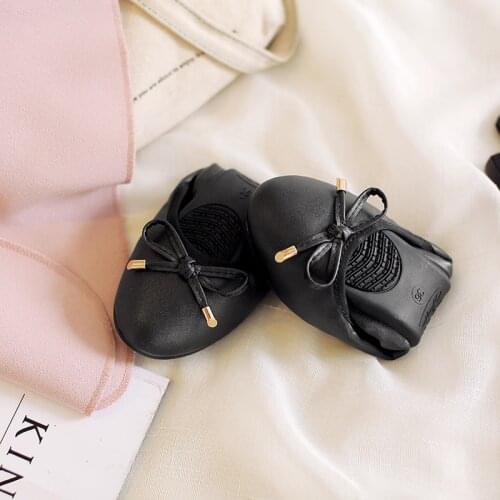 ZHENG PIN JIA REN Roll Shoes B1 New Upgrade Wear-resistant Womens Shoes Round Sweet Bow Soft Pregnant Women Shoes