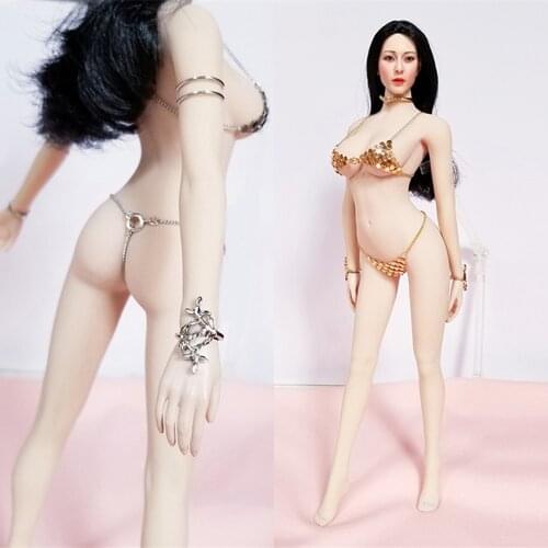 1/6 Soldier female metal sexy suit bikini underwear panties accessories clothing with PH arashi female big breast body