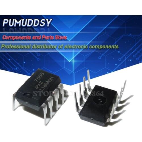 10PCS ICM7555IPAZ DIP-8 ICM7555