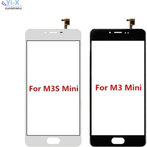 10pcs/lot Front Glass Touch Screen For Meizu M3 Mini / M3S Mini Touch Glass Digitizer Panel Lens Sensor TouchScreen