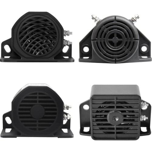 105-115dB Decibel 12V Backup Siren Beeper Buzzer Sound Warning Alarm Car Truck Vehicle Horn For Vehicle Reversing Reminders