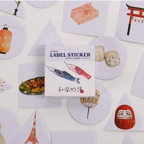 40pcs/lot New Japan life series Label Sticker set sealing sticker DIY Multifunction Decoration sticker