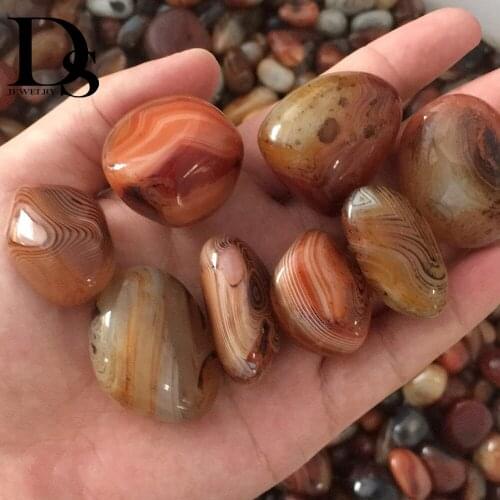 5pcs High Quality Natural Sardonyx Tumbled Stones And Minerals Palm Agate Gemstone Reiki Healing Crystal For Home Decoration