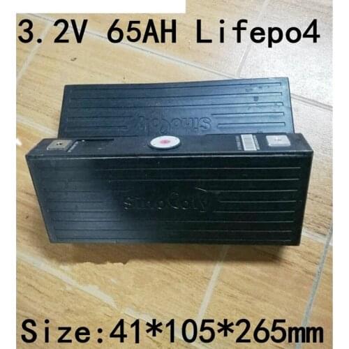 8pcs Lifepo4 3.2V 65AH Battery Electric Car High-power Inverter Energy Storage Lithium Battery for DIY RV Battery Motor Wagon