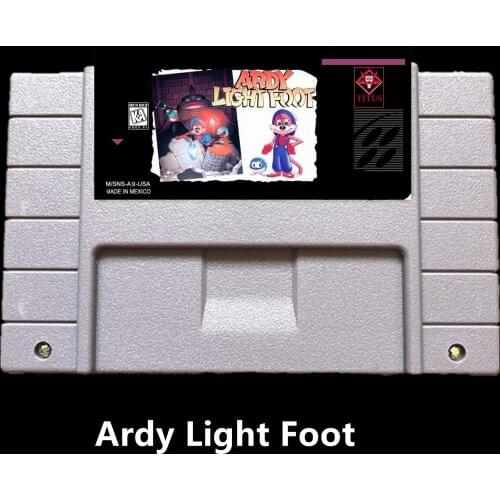 Ardy Light Foot USA-NTSC Formate 16 bit 46 pins video games