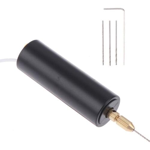 Drill Tools Mini Electric Drill Handheld For Pearl Epoxy Resin Jewelry Making DIY Wood Craft Tools With 5V USB Data Cable