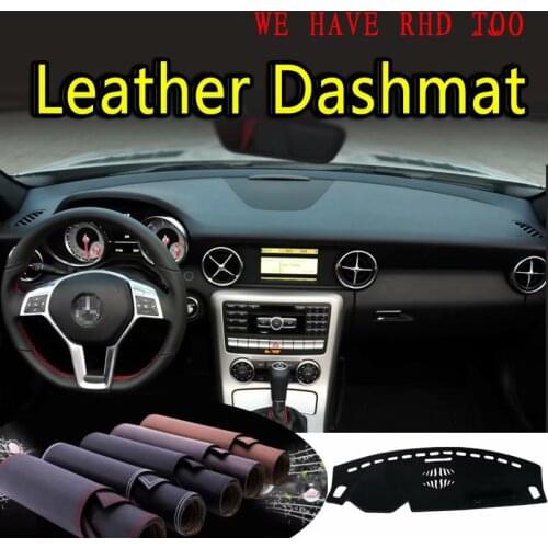 For Mercedes-Benz SLK SLC-Class Slk200 Slk250 Slc300 2011-2018 Leather Dashmat Dashboard Cover Prevent Sunlight Pad Dash Mat