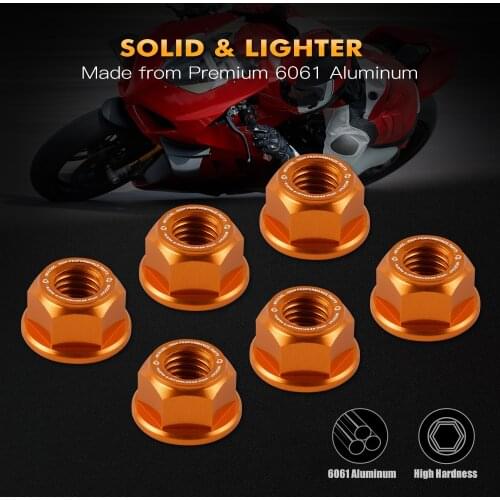 CNC Sprocket Screw Nuts Set M8x1.25 Universal For KTM 790 Duke 1290 Super Duke R 390 Adventure Duke 390 890 690 SMC R RC 390 RC8