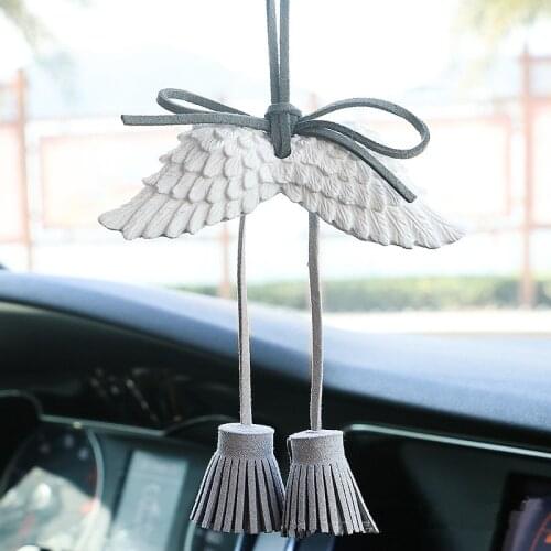 Car Pendant Hanging Wings Car Interior Ornaments Decoration Rear View Mirror Accessories For Car Ornament