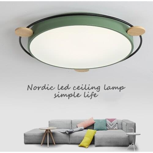 Nordic led ceiling lamp modern minimalist small apartment living room led ceiling lamp bedroom dining room study lamp