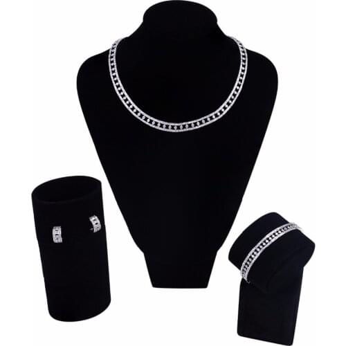 Direct Selling African Jewelry Set Lead Free Nice Aaa Cubic Zirconia Bridal Sets Allergy Free Fashion Jewelry