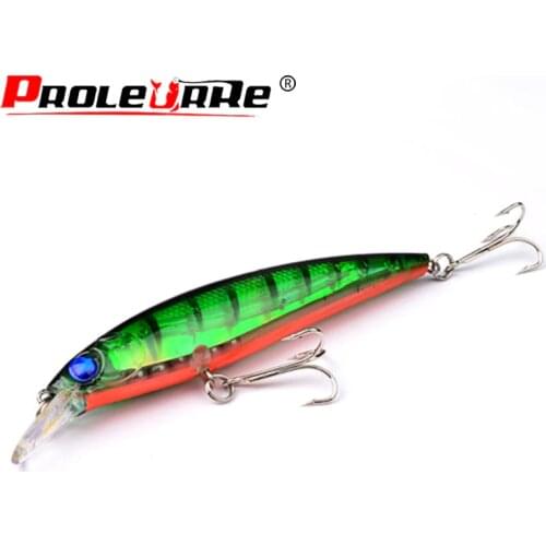 Proleurre Floating Minnow Fishing Lure 115mm 13g Artificial Hard Bait Fishing Wobbler Japan Pesca Crankbait Fishing Tackle