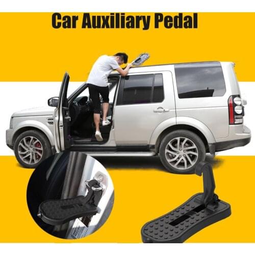 Foldable Auto Rooftop Luggage Ladder Car Door Step Pedal Safety Hammer For Toyota Camry 40 Corolla Fj Cruiser Land Prado 120 150