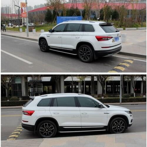 For 2017 2018 2019 Skoda Kodiaq Spoiler ABS Plastic Primer Color Rear Trunk Boot Wing Lip Spoiler Car Accessories