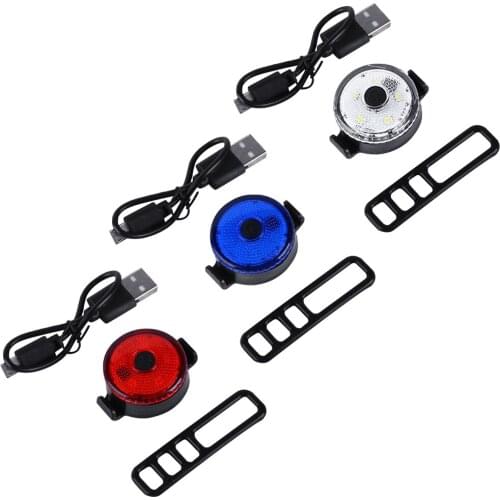 LED Road Bike Taillight 100LM 3 Lighting Modes USB Rechargeable Mountain MTB Bicycle Rear Flashlight Safety Warning Lamp