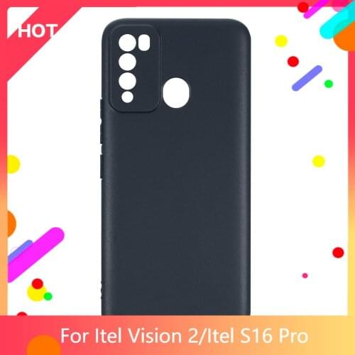 Vision 2 Case Matte Soft Silicone TPU Back Cover For Itel S16 Pro Phone Case Slim shockproof