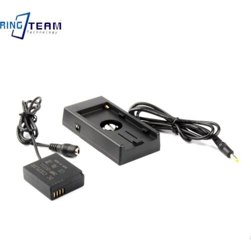 External Power Supply Base Adapter Suitable For Panasonic DMC-GF3K GX7 S6 DCC11 Dummy Battery + F970 Battery Plate Gusset 7.2V