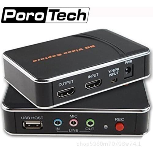 WL6 HDMI game video capture card HD video capture box HD game video recording box Drive-free support microphone