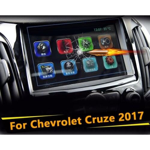 For Chevrolet Cruze 2015 2016 2017 7inch Car GPS Navigation Screen Tempered Steel Protective Film Control of LCD Screen Sticker