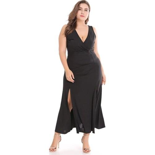 Xl-3xl Summer WomenS Dress 2021 Bodycon Evening Female Vintage Maxi Party Beach Women Dresses Prom Sexy Skinny Large Plus Size