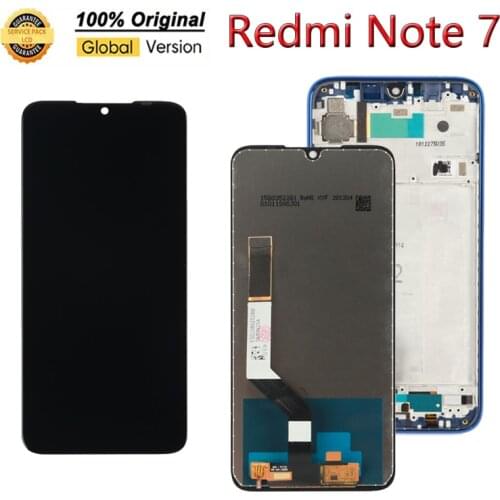 Original 6.3'' LCD For Xiaomi Redmi Note 7 LCD With Frame Display Screen Replacement For Redmi Note 7 Pro LCD Display Screen