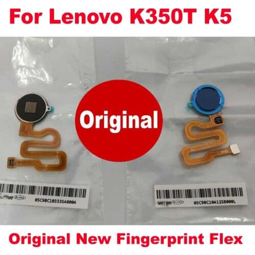 100% Original New Fingerprint Touch ID Sensor Scanner Home Return Menu Button Key Flex Cable For Lenovo K350T K5 Phone Parts