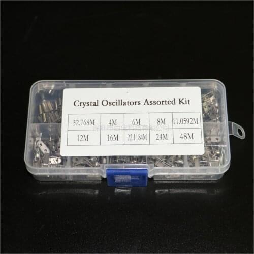 200 pcs10 specifications in-line two-pin Shi Ying crystal HC-49S passive crystal box kit
