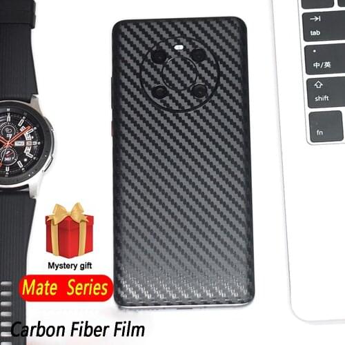 3D Carbon Fiber Film Back Film Matte Film For Huawei P40 P30 P20 Pro Color Change Stickers For Huawei Mate 40 30 20 Pro