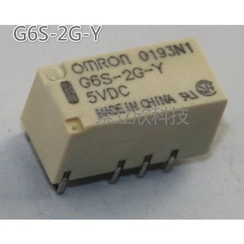 5pcs G6s-2 Dc5v Tube With 2a Class 2 Small Signal Switching Relay