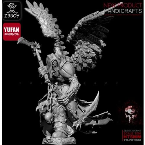 75MM1 / 24 Resin model kits figure colorless and self-assembled TD-201988